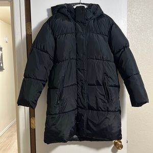 Long puffer jacket